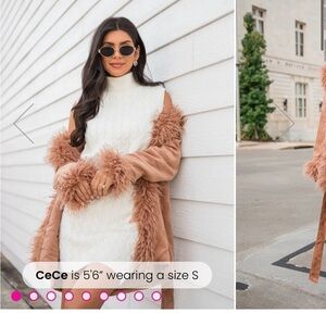 Faux Fur Corduroy Jacket